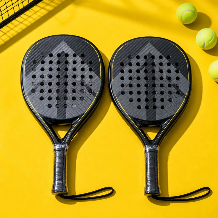 12K 3D Textured Surface Carbon Fiber Padel Racket